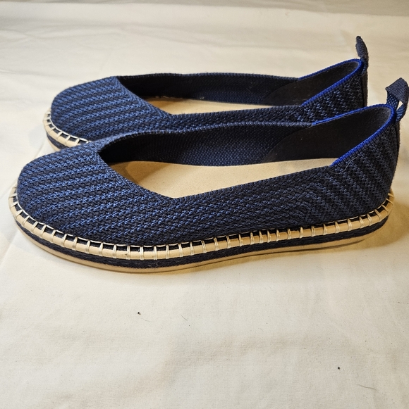 Rothy\'s Navy Blue Espadrille Flats